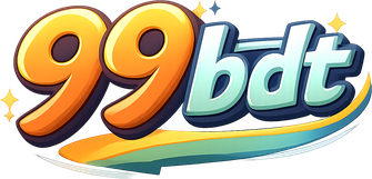 99 bdt লাল গেমিং লোগো